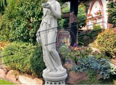 Base 59cm for Sculpture Design Figure Statue Garden Figures Statues